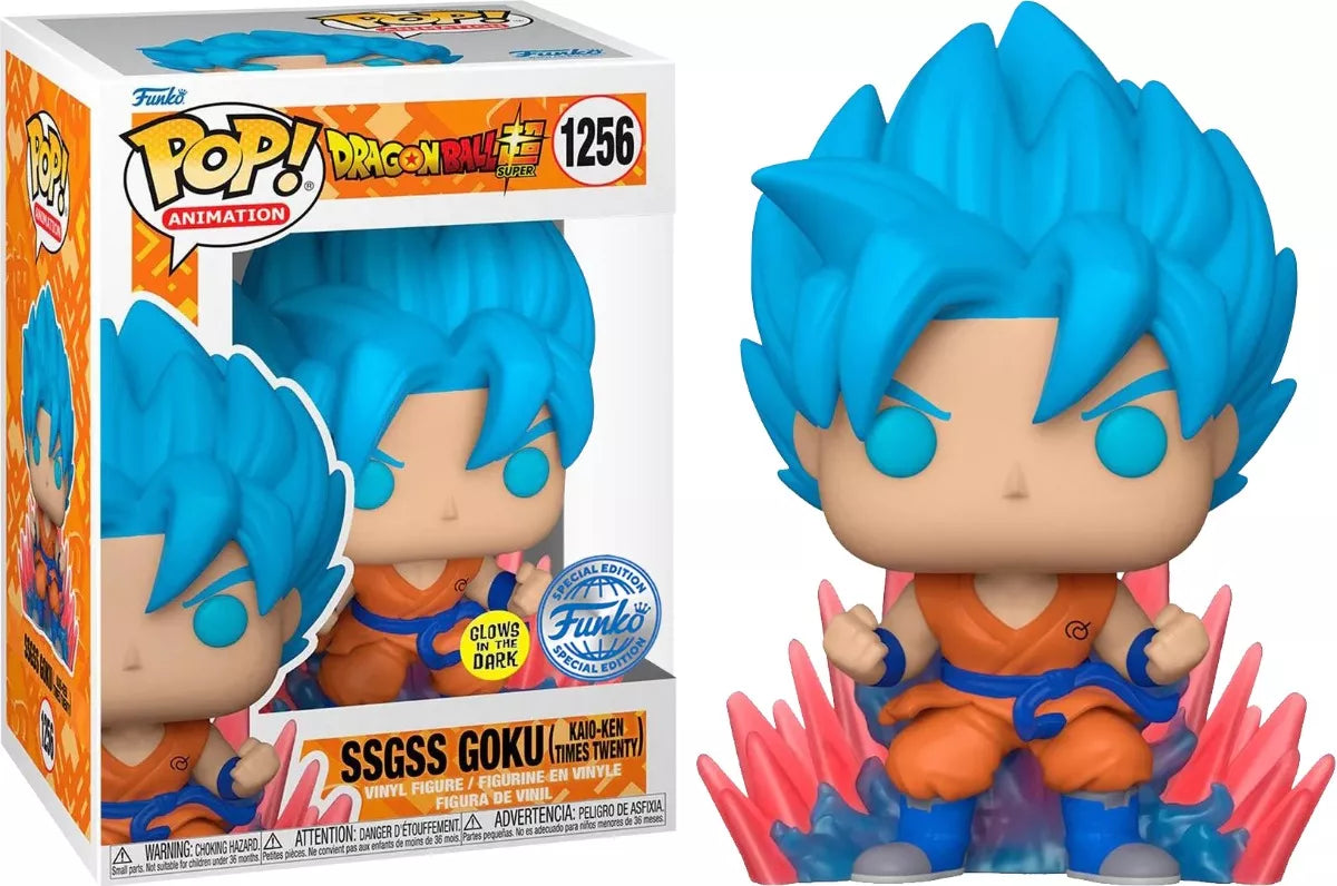 Funko Pop Goku Kaio Ken Ssgss #1256