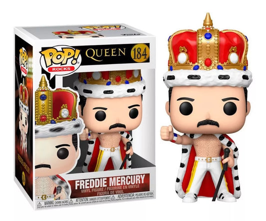 Funko Pop Rocks Queen Freddie Mercury King 184 Rocks